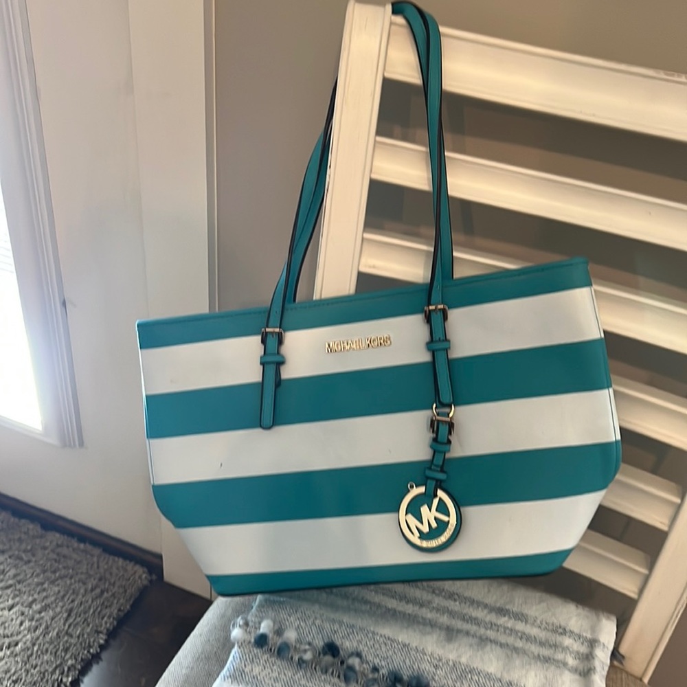 Michael Kors nautical styled purse